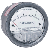 Dwyer Capsuhelic Differential Pressure Gauge, Series 4000